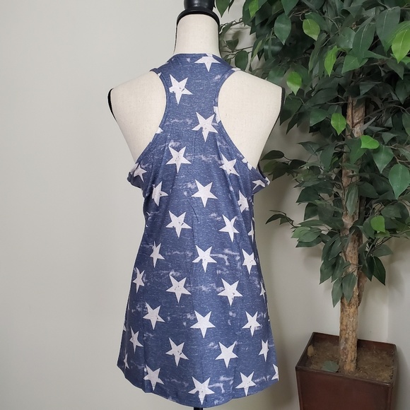 NEW Patriotic Flag And Stars Tank Top - Picture 6 of 6